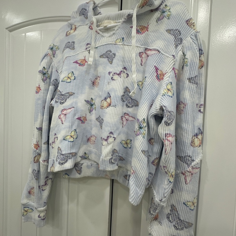 NWOT LoveShackFancy Multicolor Butterfly Hoodie & matching pants! 
RARE